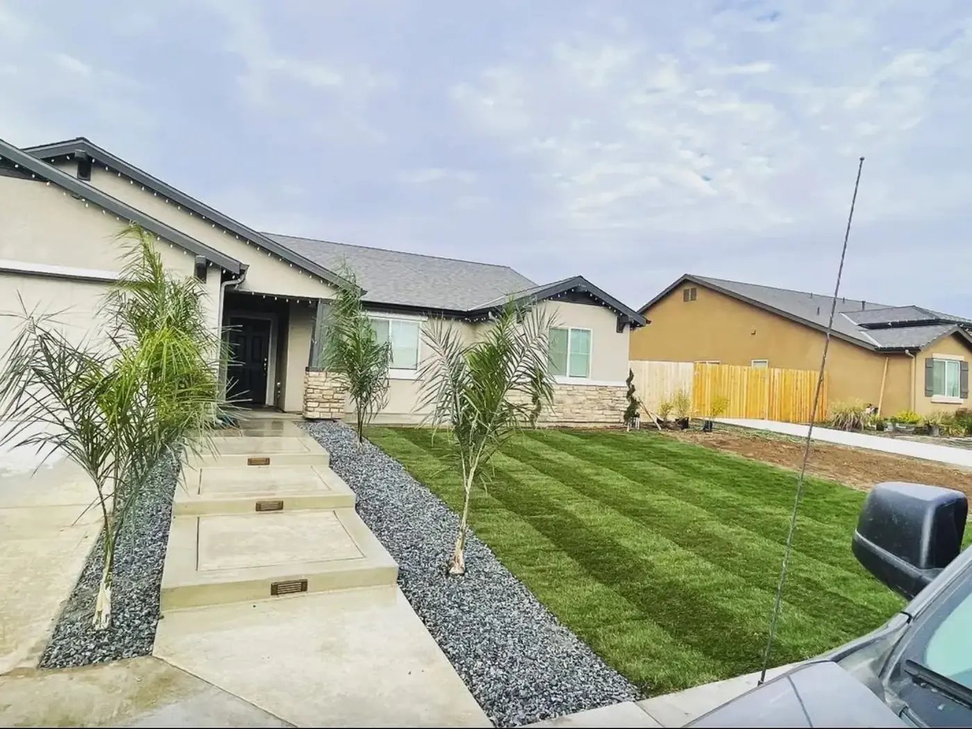 Landscaping, after